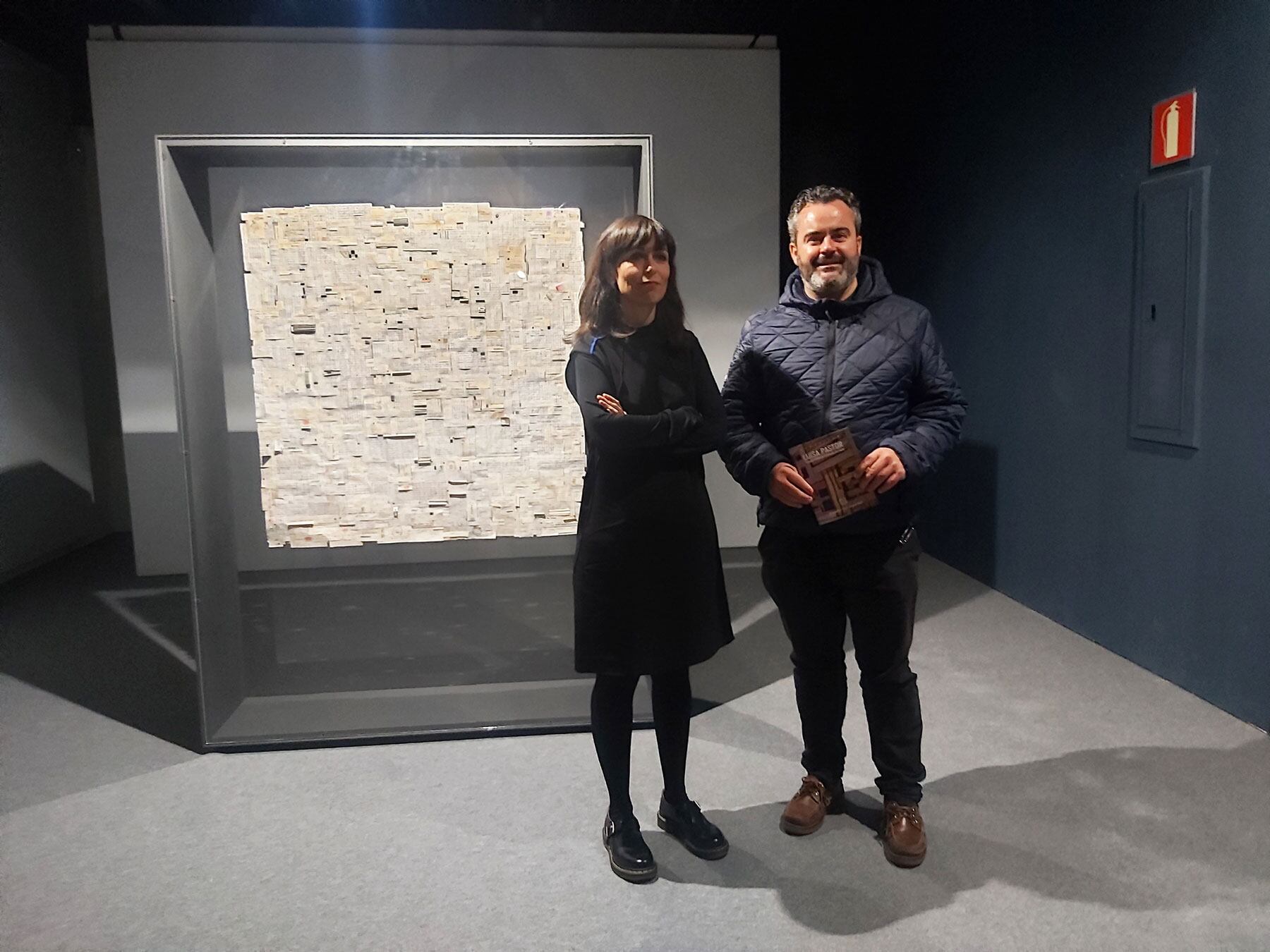 Luisa Pastor junto al concejal de Cultura, Raül Llopis