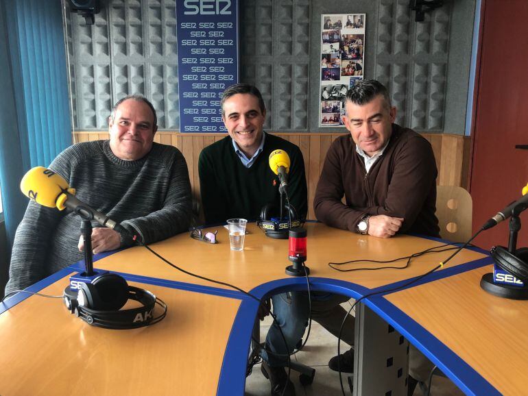 Aitor Morrás, José Vicente Marí Bosó y Julián Aguilar