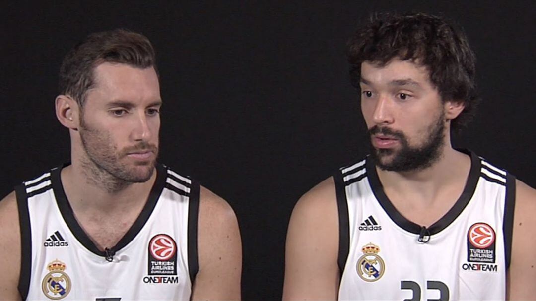 Rudy Fernández y Sergi Llull.