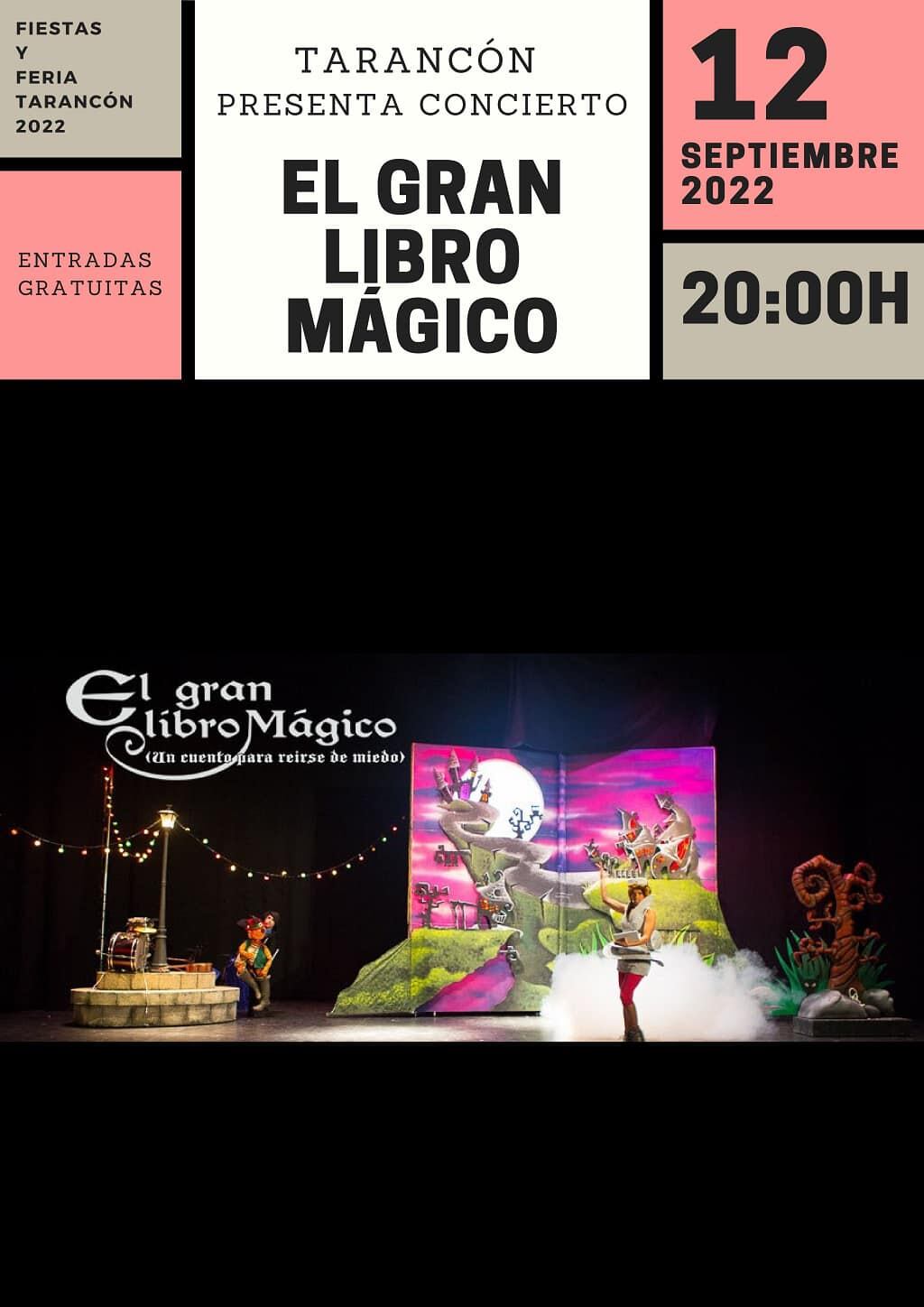 Espectaculo infantil El Gran Libro Mágico en Tarancón