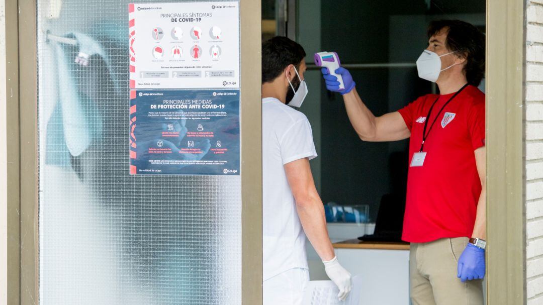 Los jugadores han regresado hoy a Lezama