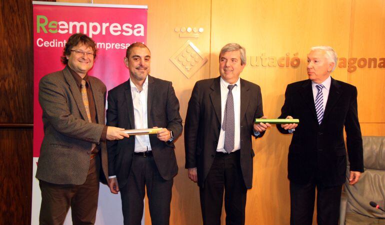 Membres de la patronal i de la Diputació de Tarragona.