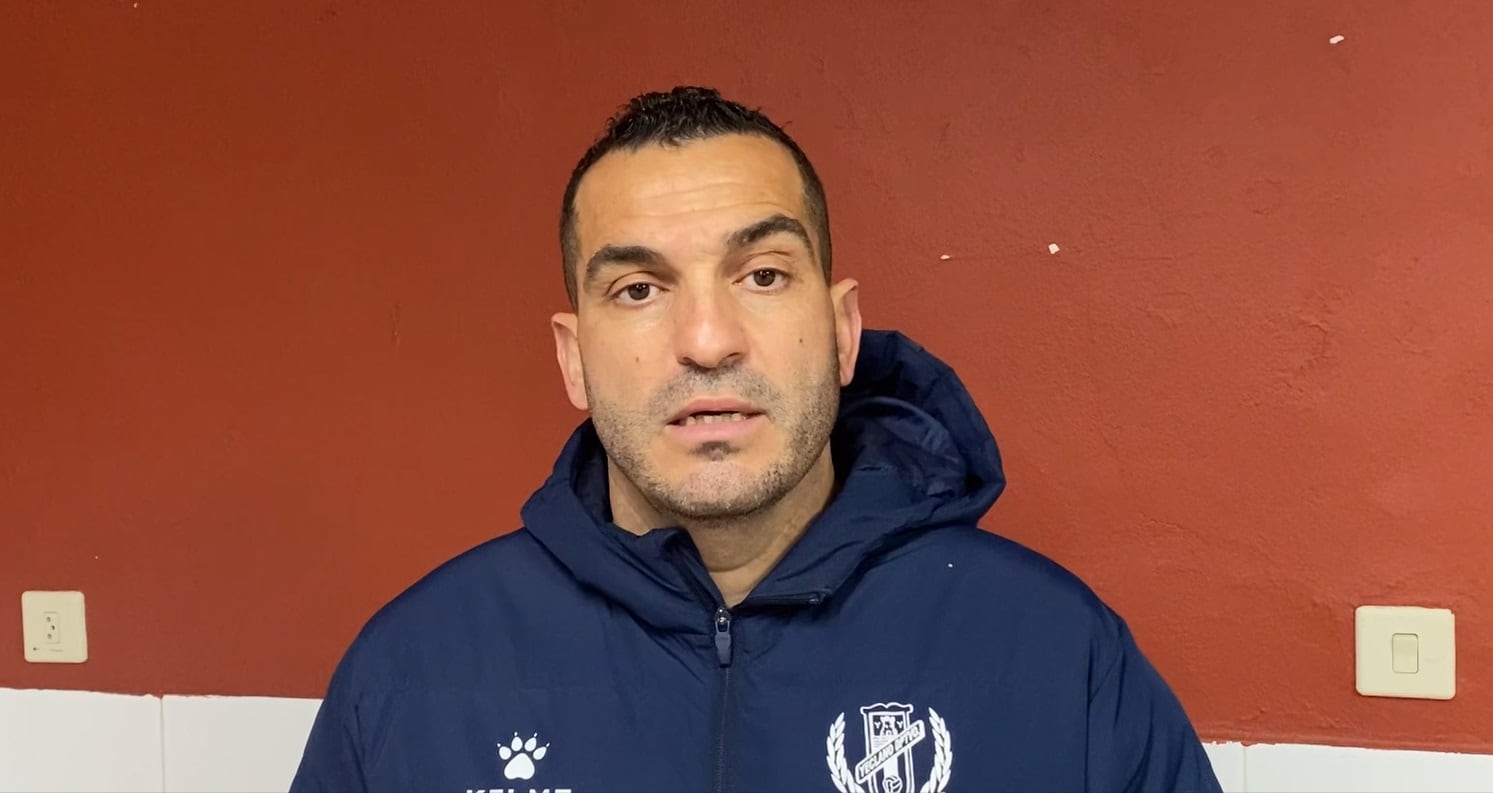 Adrián Hernández en la previa del partido ante el Alcoyano