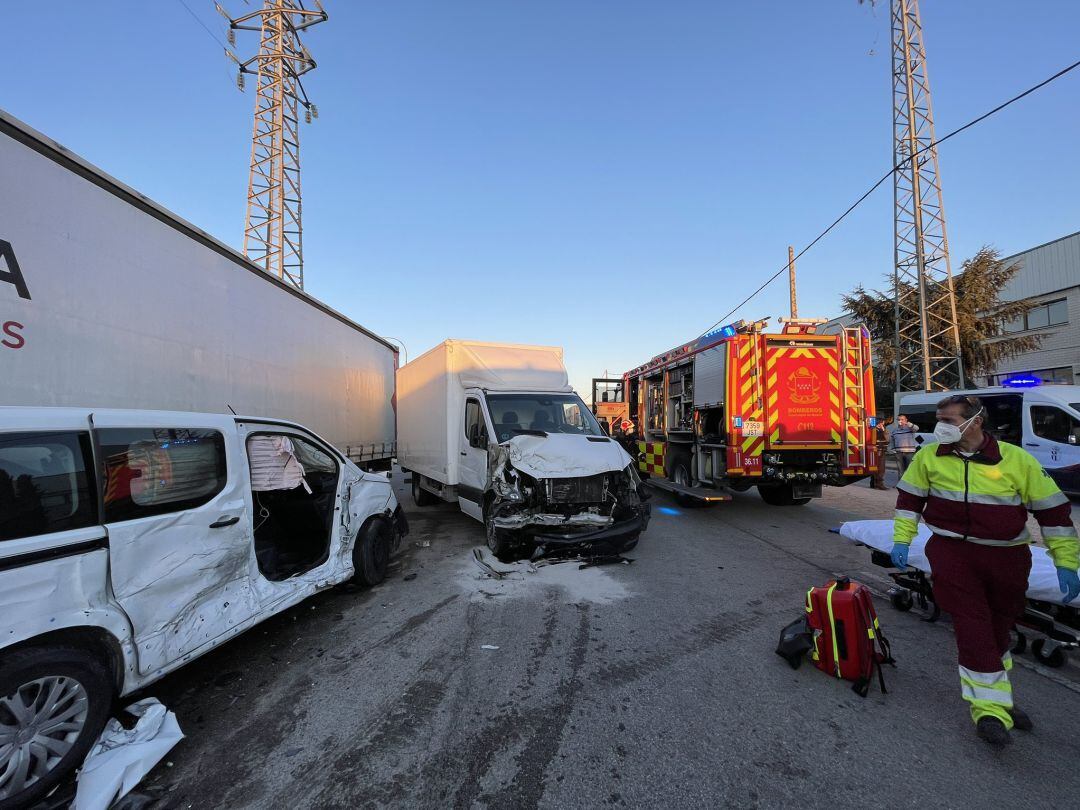 El suceso ocurrió sobre las 18:41 horas de la tarde de este martes en el número 14 de la calle Eratóstenes.