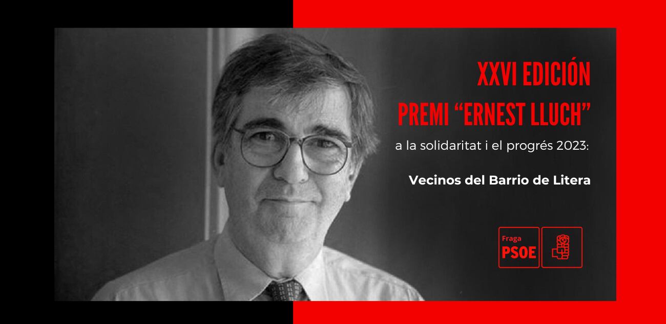 Cartel del premio Ernets Lluch