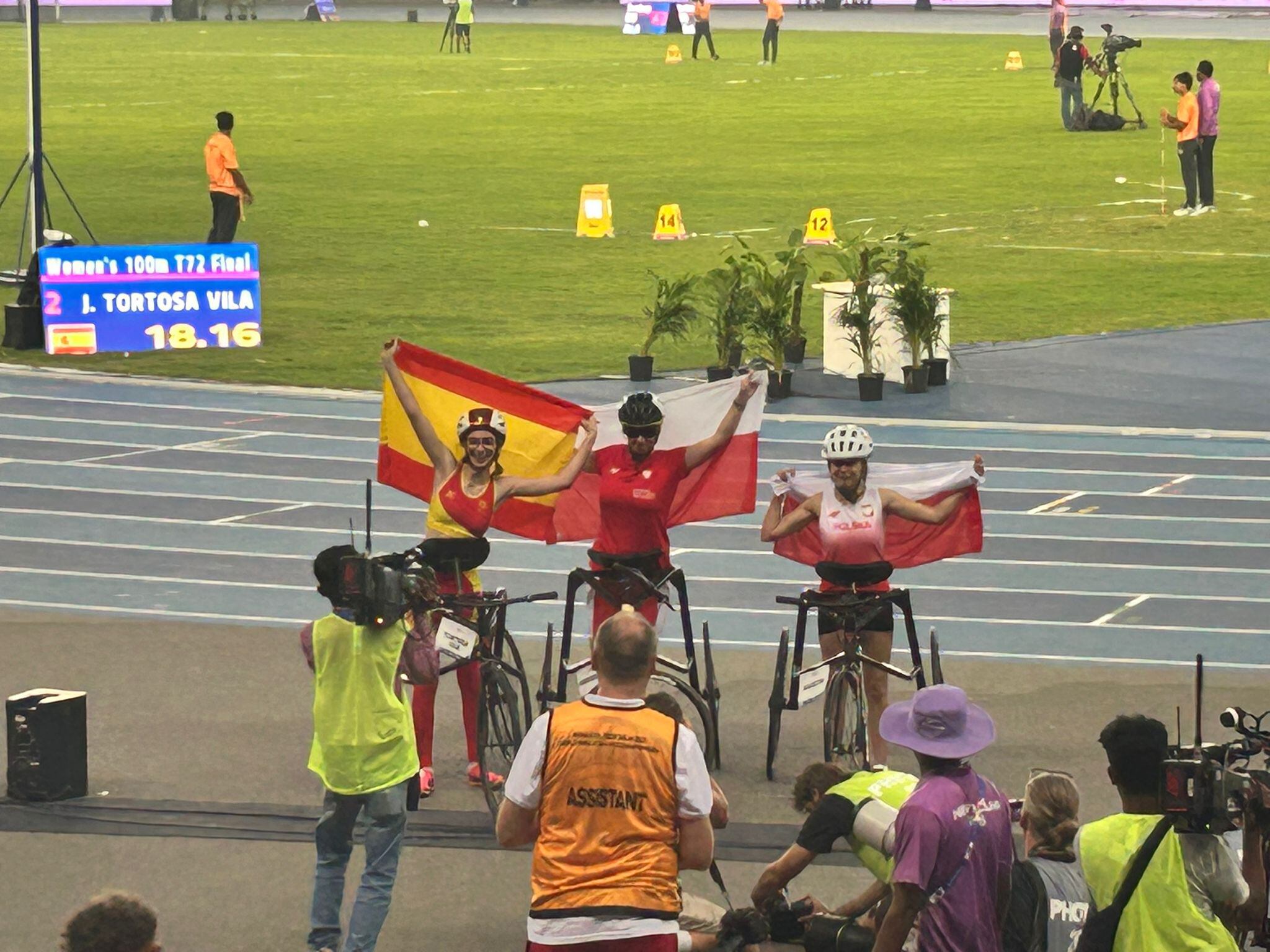 Judith Tortosa tras la carrera