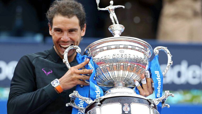 Nadal muerde el título de campeón en Barcelona