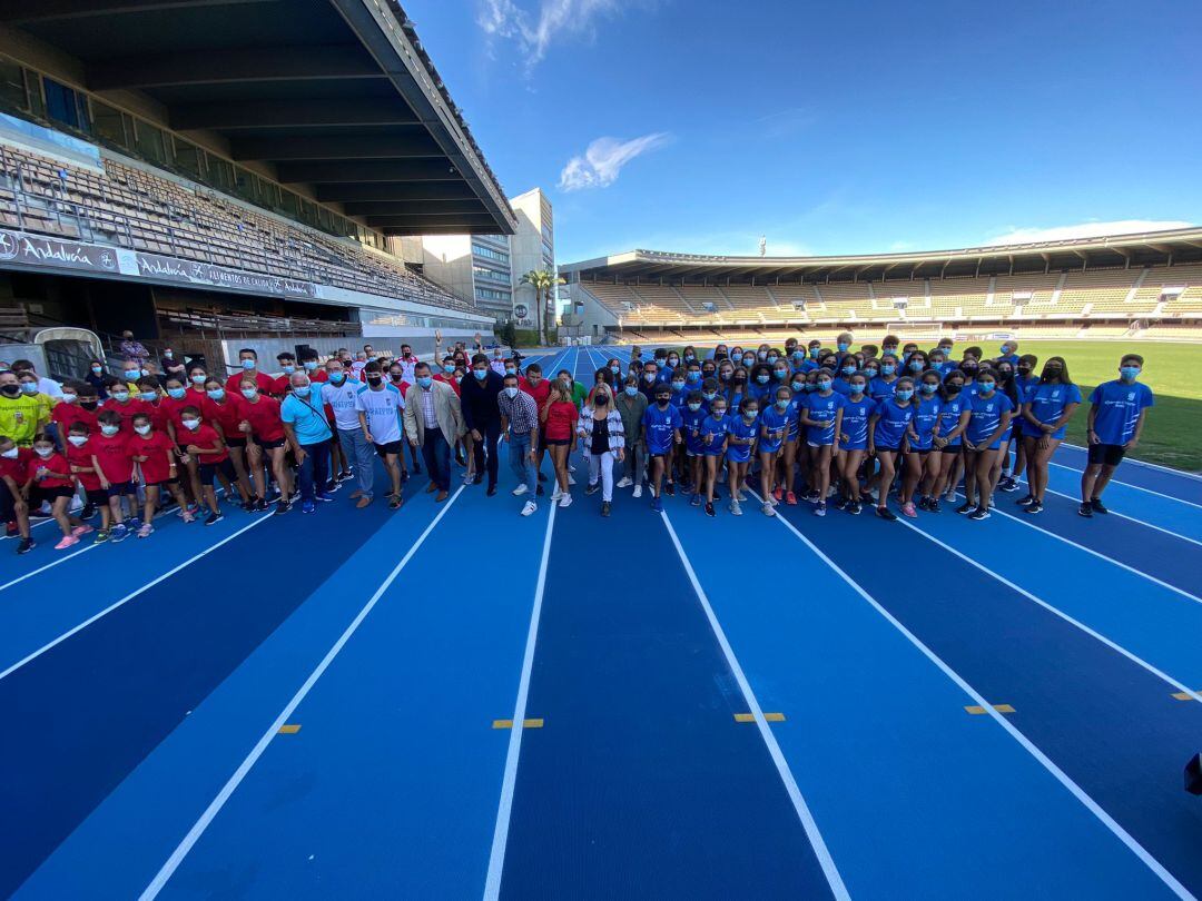 Pistas de atletismo del Estadio Chapín