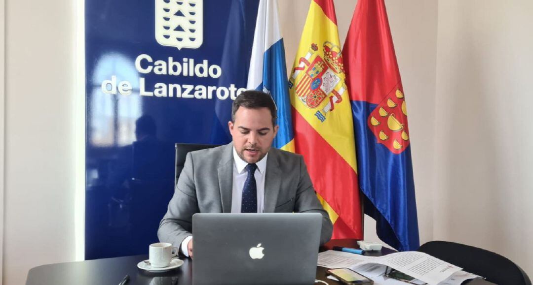 El vicepresidente y consejero de Obras Públicas del Cabildo de Lanzarote, Jacobo Medina.