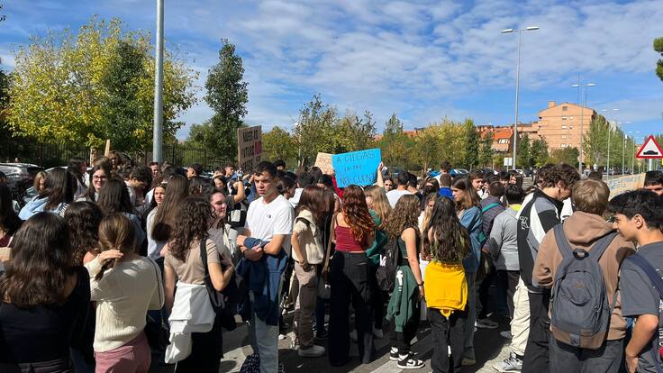 El organizador de la protesta estudiantil en Toledo, en los micrófonos de la SER