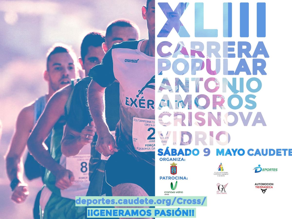 Vuelve el Cross Antonio Amorós - Crisnova Vidrio, de Caudete, en su 43 edición.
