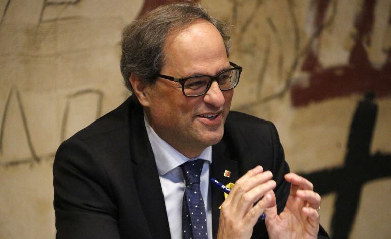 El presidente de la Generalitat, Quim Torra, este jueves