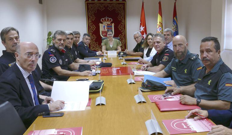 Reunión de la Junta local de Seguridad de Móstoles