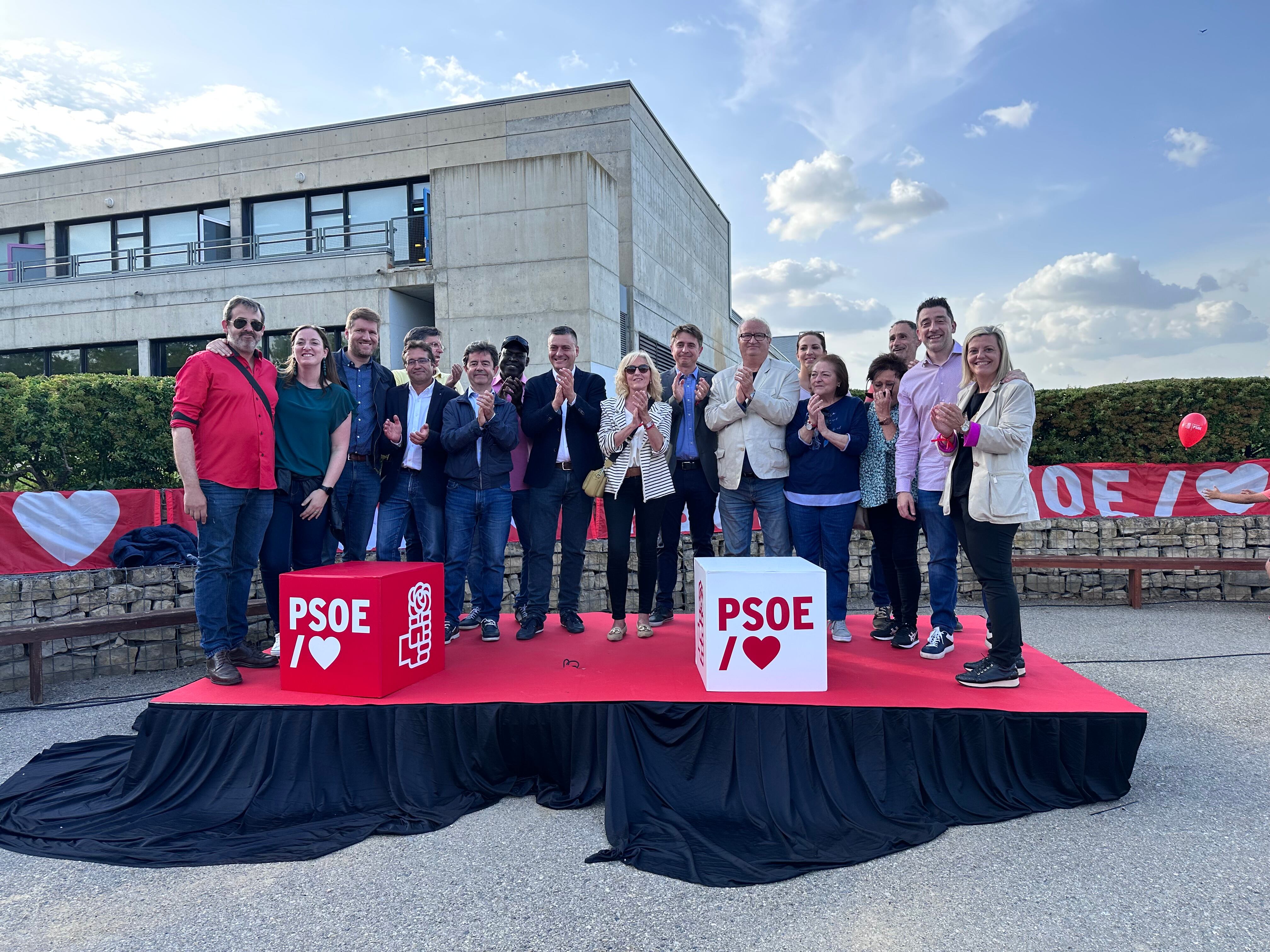 Cierre de campaña del PSOE en el parque Universidad