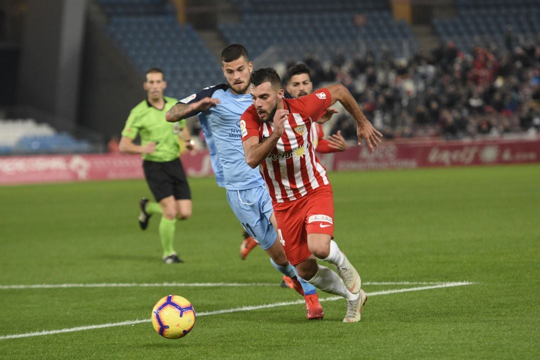 Luis Rioja, en acción. 