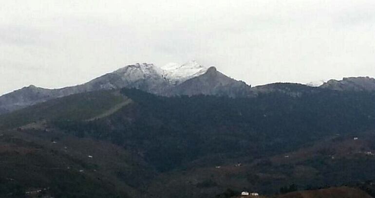 La Sierra de las Nieves, en Yunquera, nevada