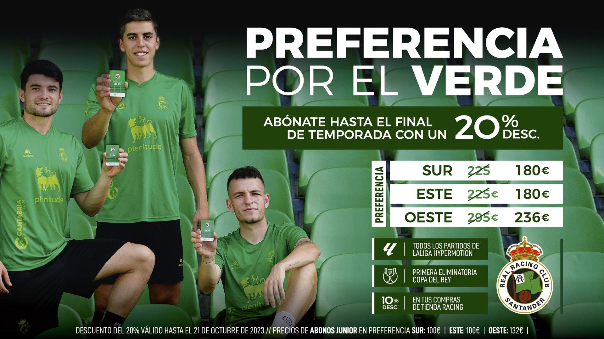 La campaña se titula &quot;Preferencia por el verde&quot;