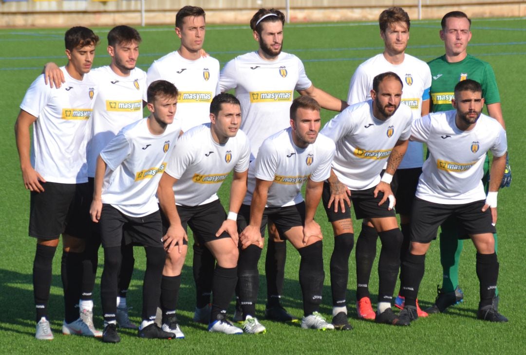 Un once del CE Pedreguer en esta temporada.