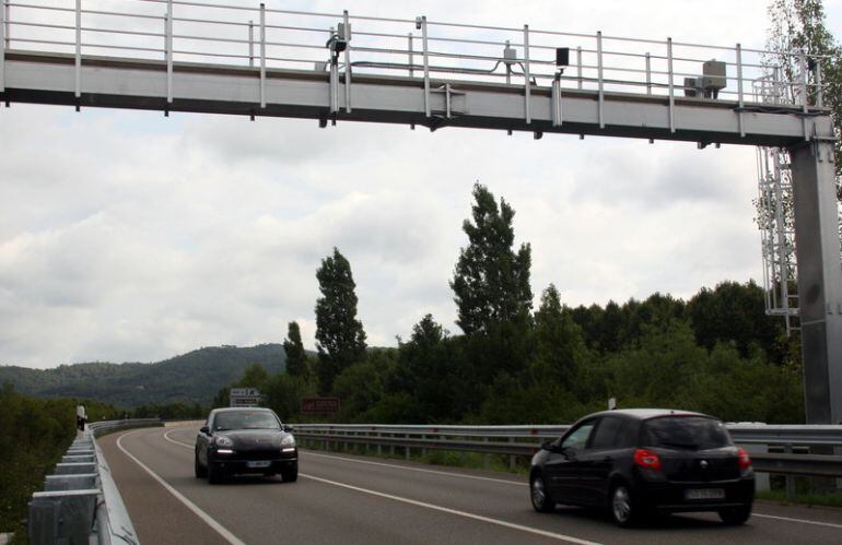 Un radar de tram a les carreteres de Girona.