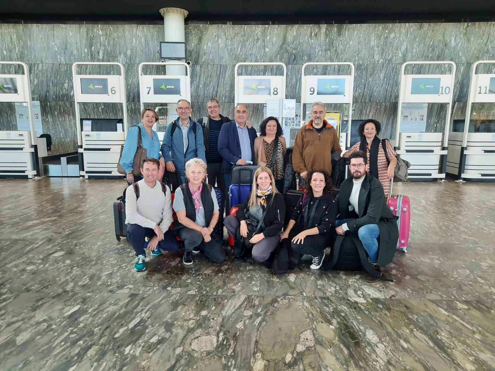 Delegación de la Academia de las Artes del Folclore y la Jota de Aragón que ha visitado el Parlamento Europeo