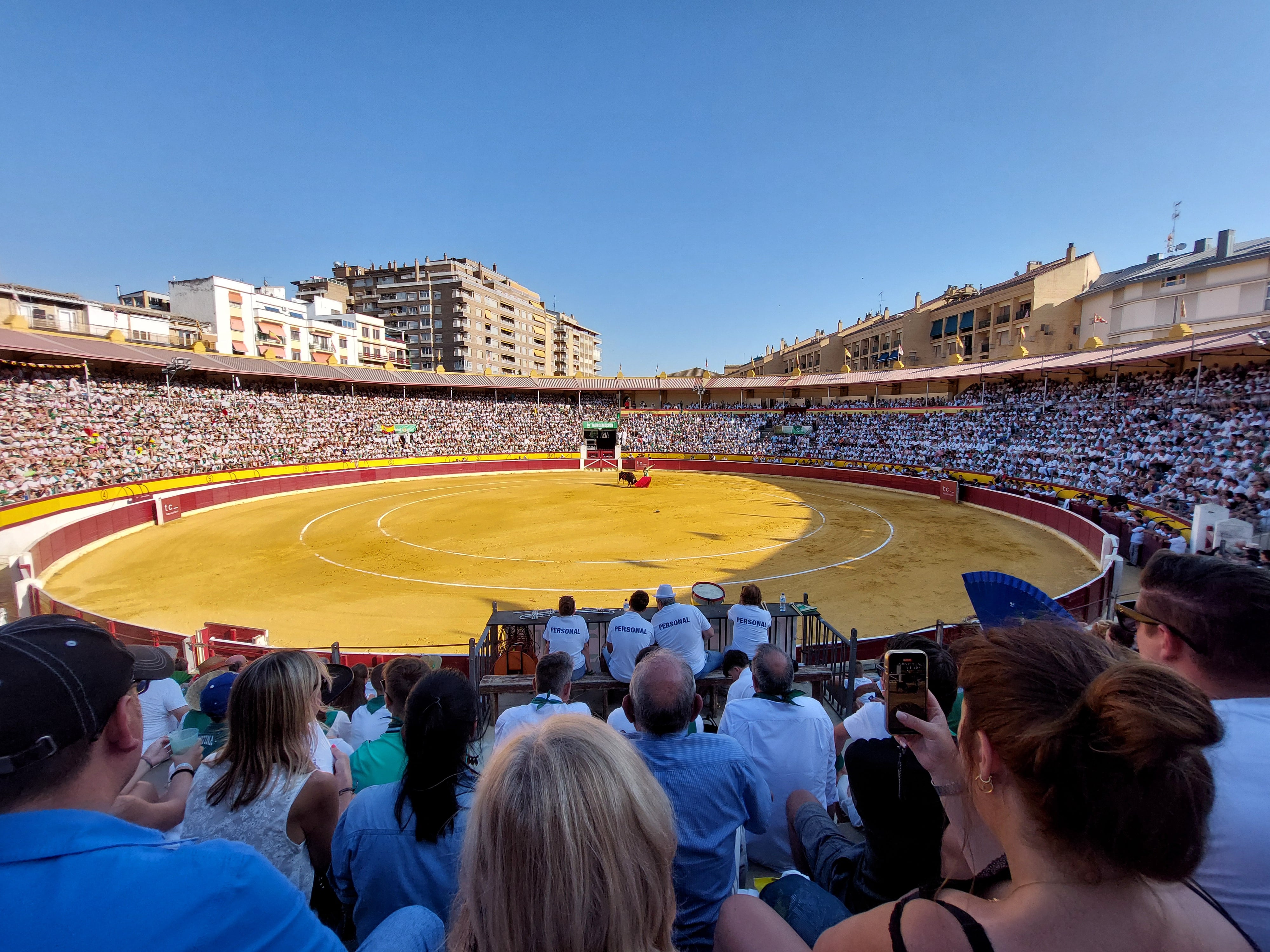 La Plaza de Toros en la anterior Feria Taurina de la Albahaca