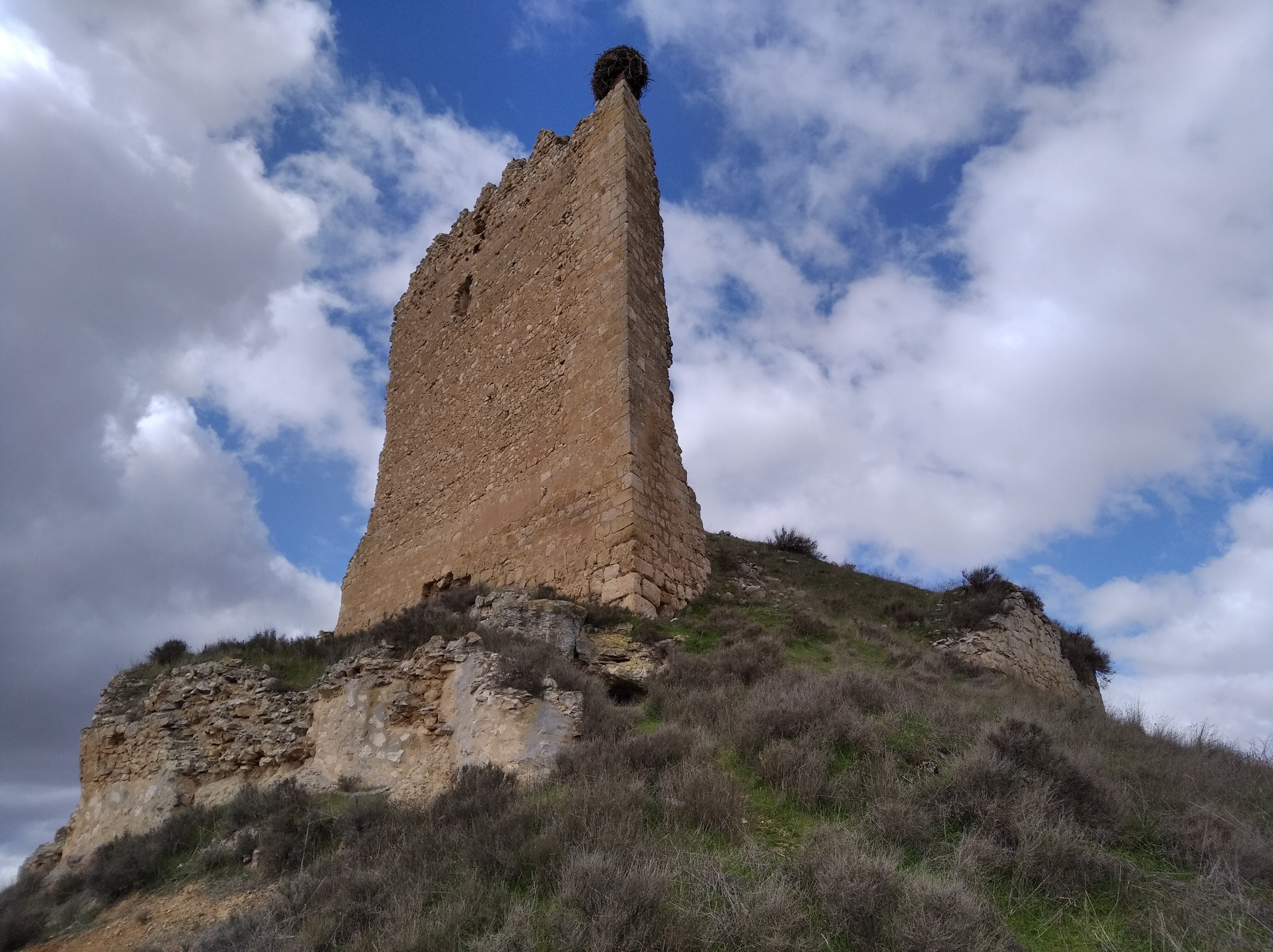 Perspectiva del castillo