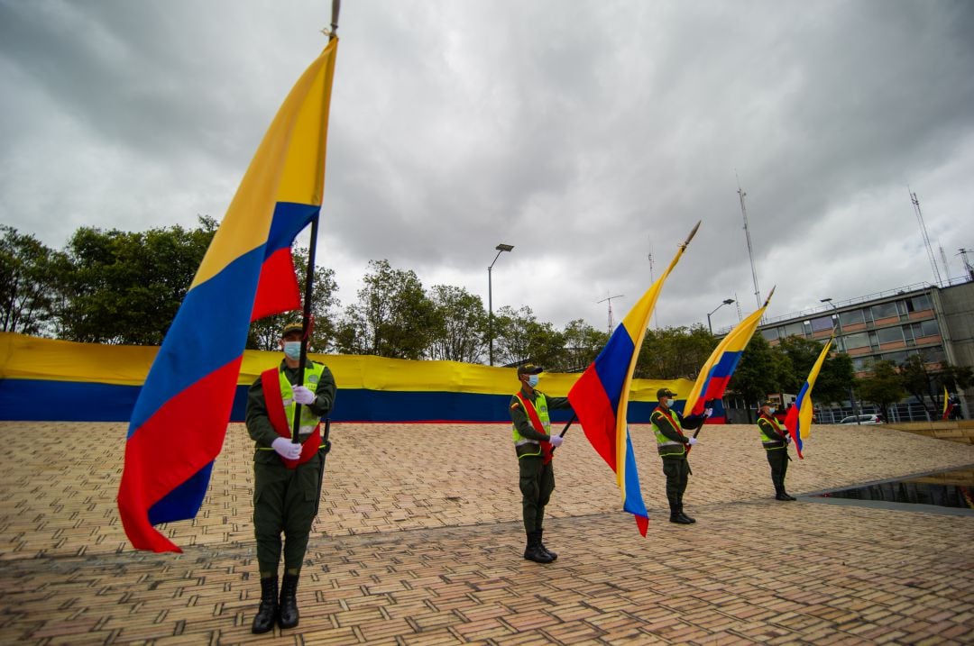 Imagen de archivo de los actos en Bogotá por el día de conmemoración de las víctimas del conflicto armado en Colombia 