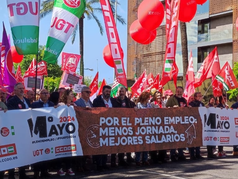 Manifestación del Primero de Mayo en Córdoba