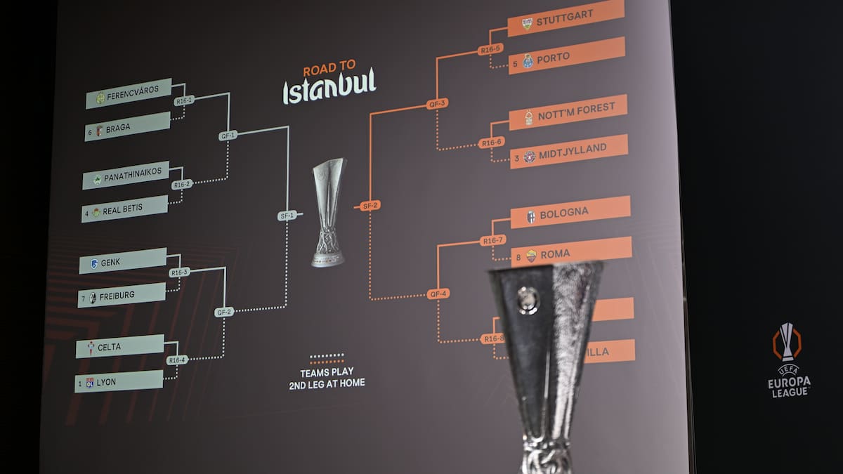 Panathinaikos-Betis y Celta-Olimpique de Lyon, cruces de octavos de la Europa League: repasa todas las eliminatorias