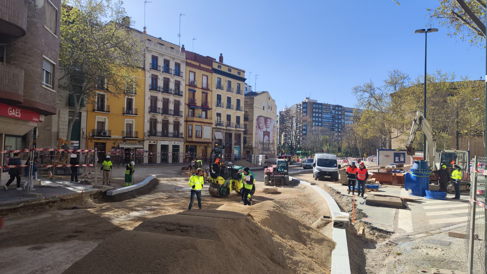 Obras en la plaza de San Miguel