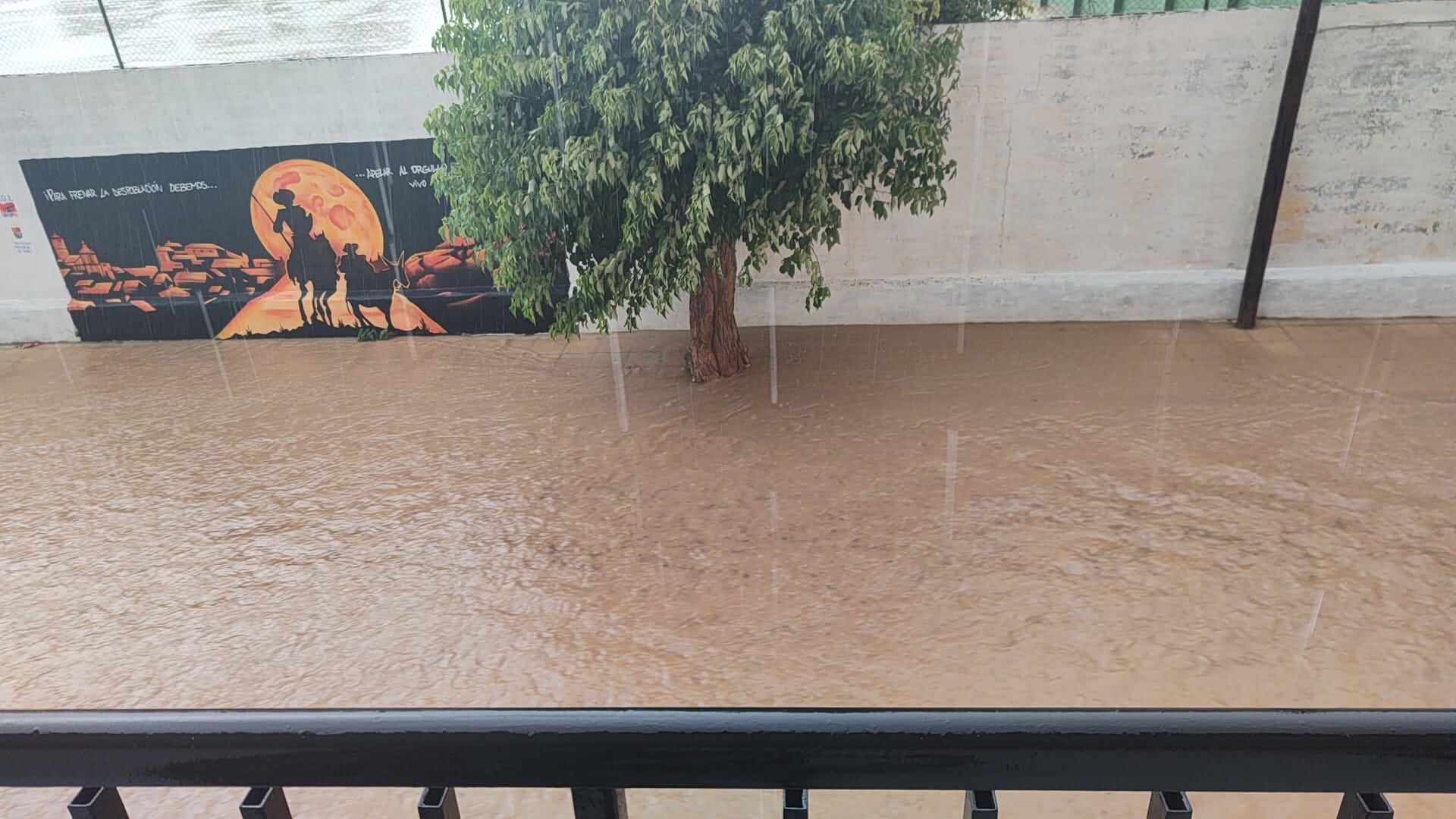 Lluvia en Belmonte el lunes por la tarde