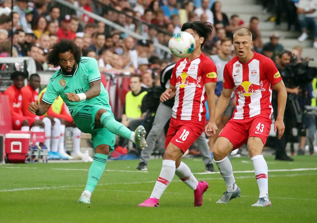 Marcelo, en el partido ante el Red Bull Salzburgo.