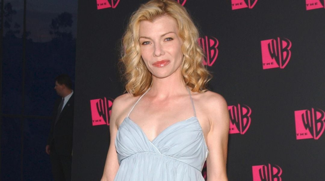 La actriz Stephanie Niznik en la presentación de una película.