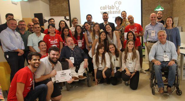 Foto de grupo del Col·lab Weekend