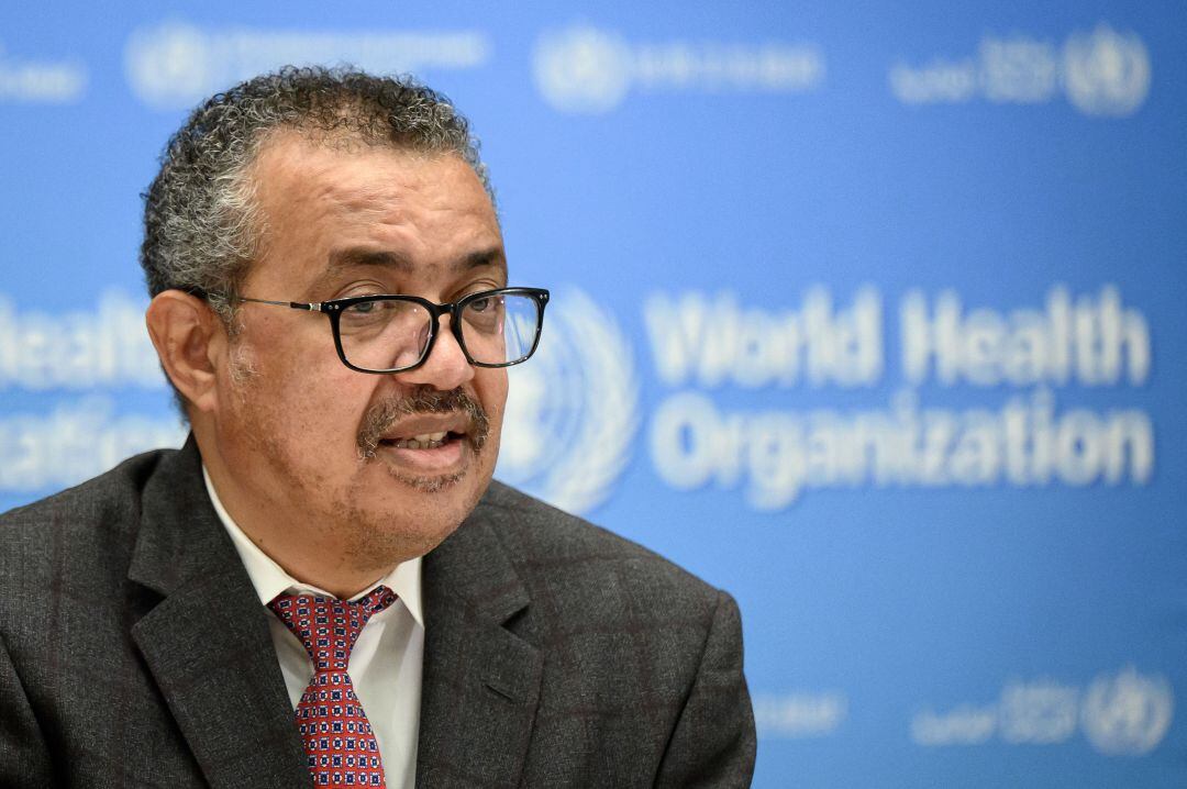 El director general de la Organización Mundial de la Salud, Tedros Adhanom Ghebreyesus.