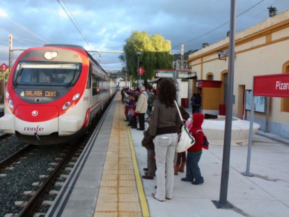 Málaga recupera el servicio de cercanías hacia el Valle del Guadalhorce