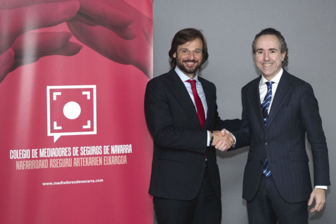 Renovación del acuerdo de colaboración de ACUNSA y el Colegio de Mediadores de Navarra