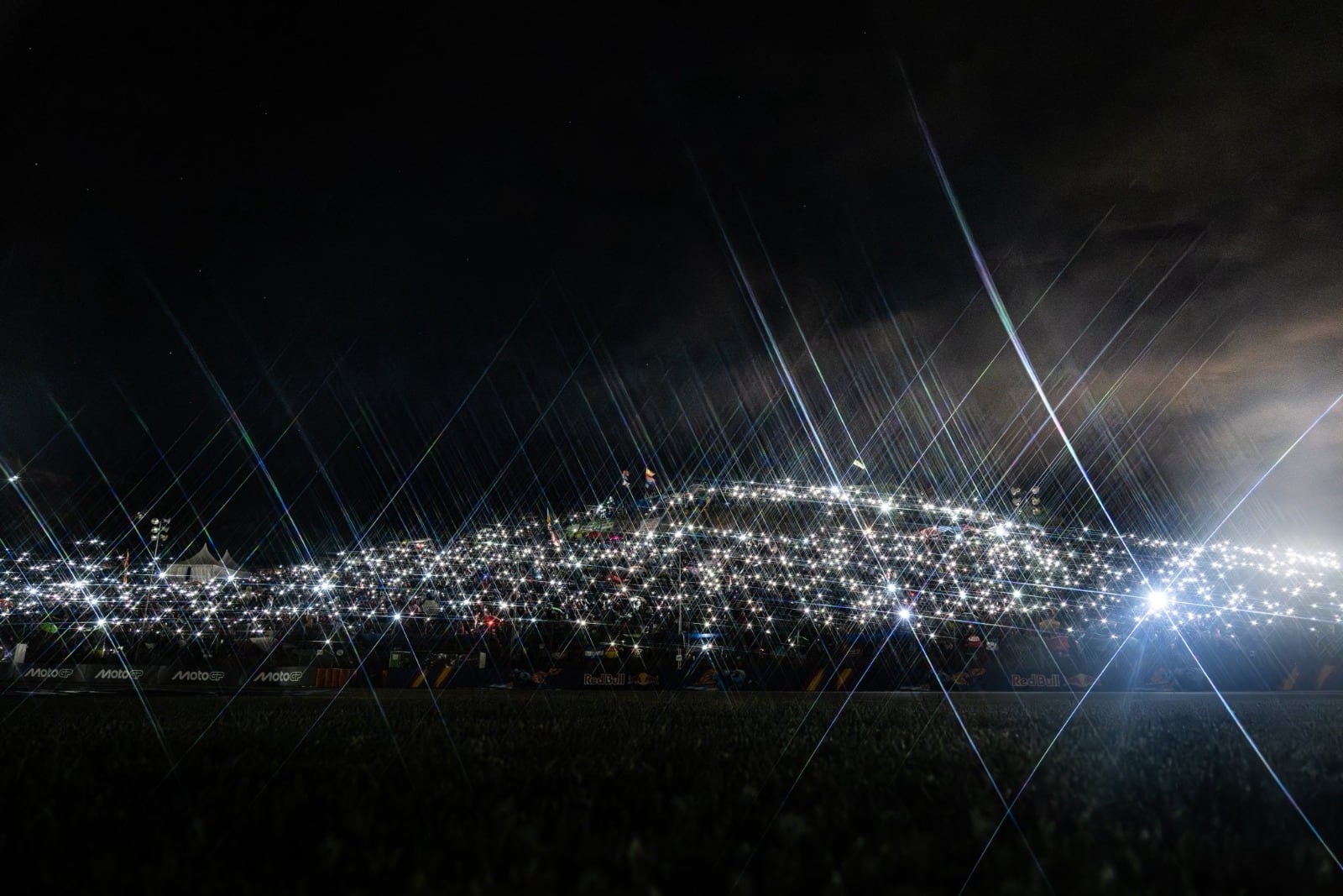 Así lucía de noche el Circuito de Jerez en el Gran Premio