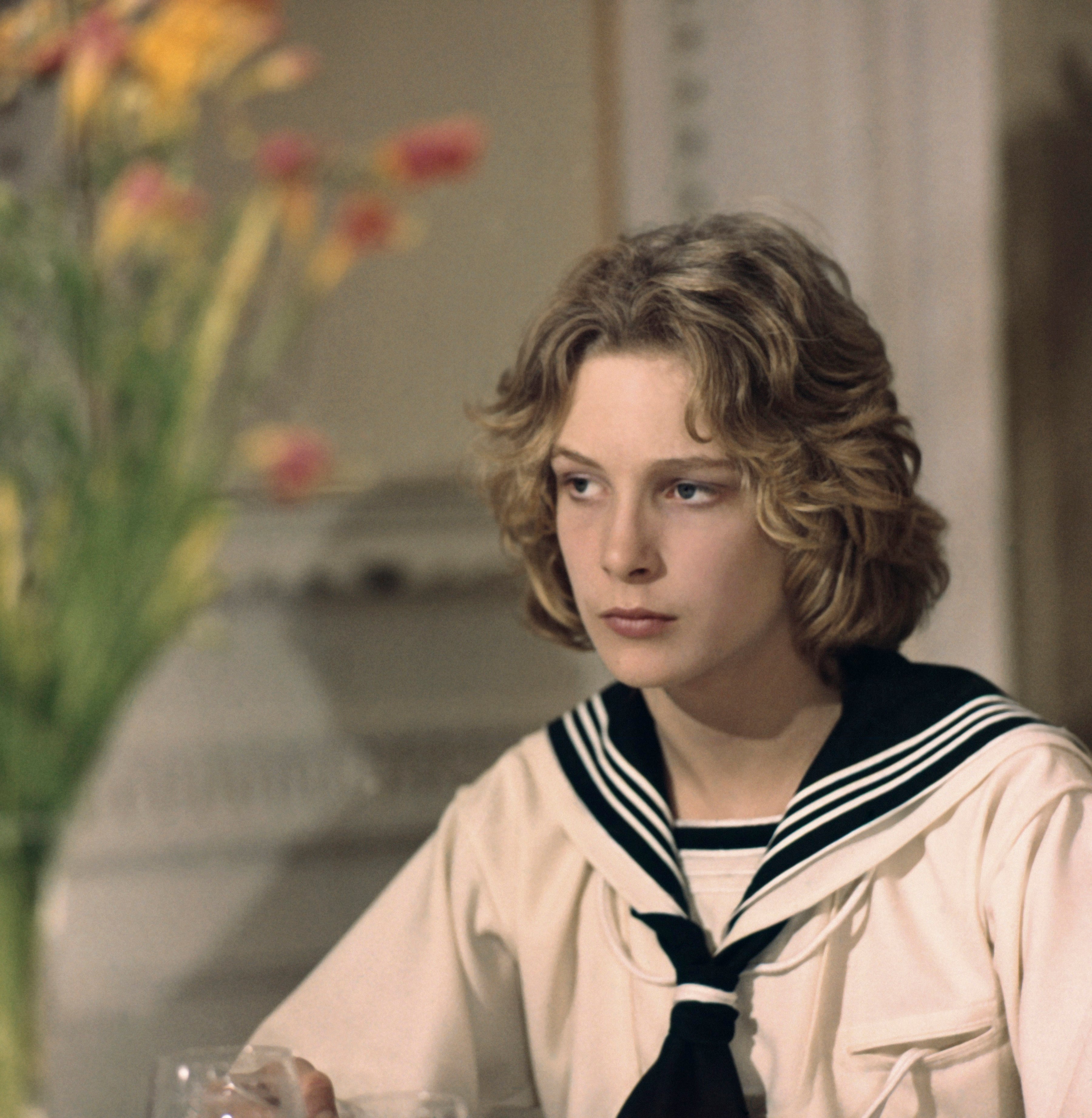 Bjorn Andresen interpretando a Tadzio en 'Muerte en Venecia', en 1971.