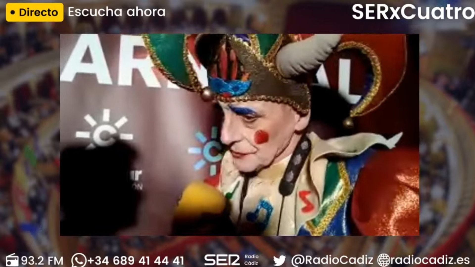 Fali Pastrana en los micrófonos de SERxCuatro.