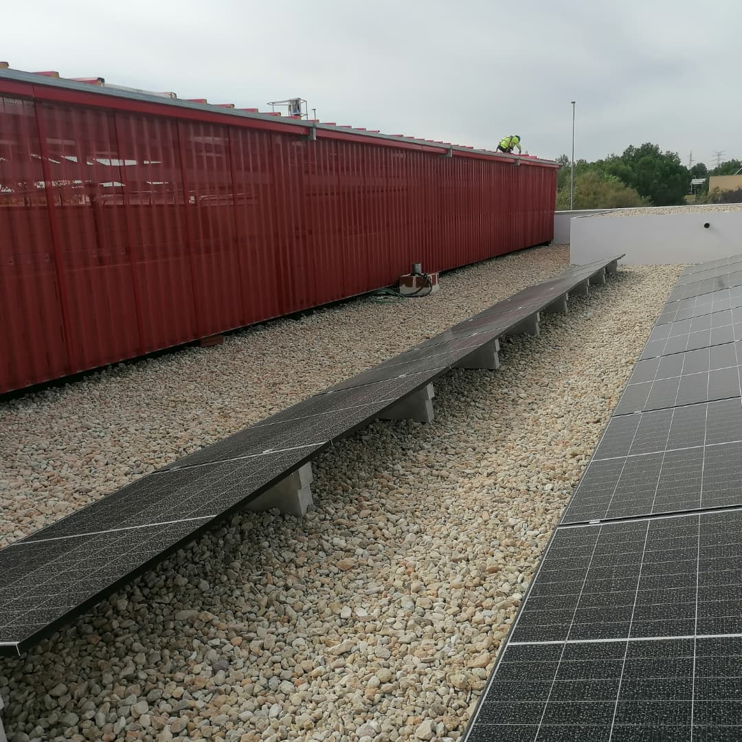 Placas solares del nuevo parque