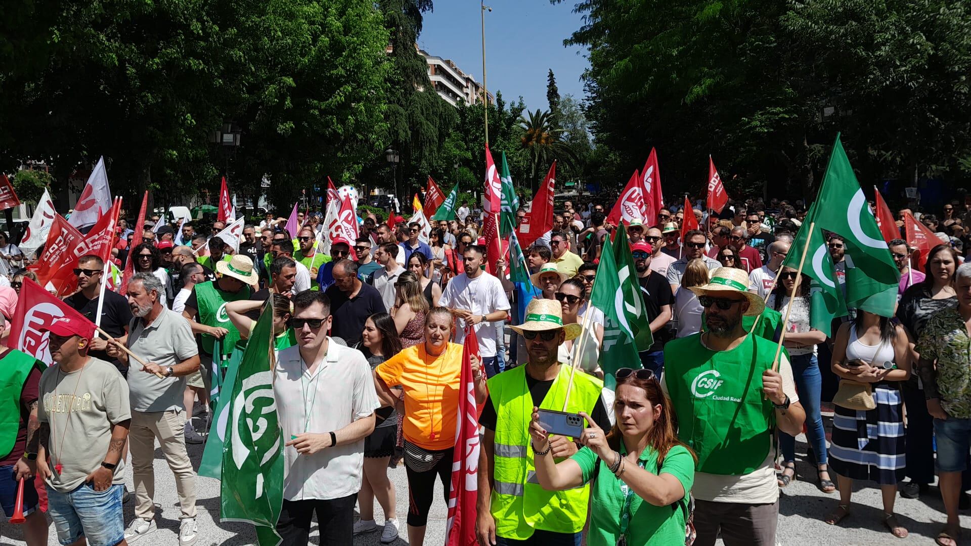 Movilizaciones en Puertollano contra ERE en Fertiberia