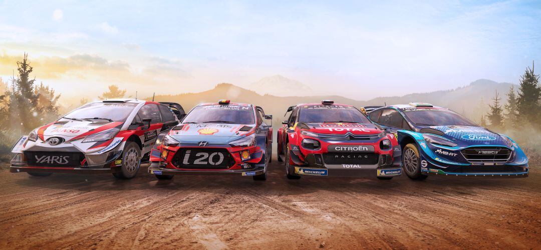 Los equipos oficinales del mundial de rallies de la FIA