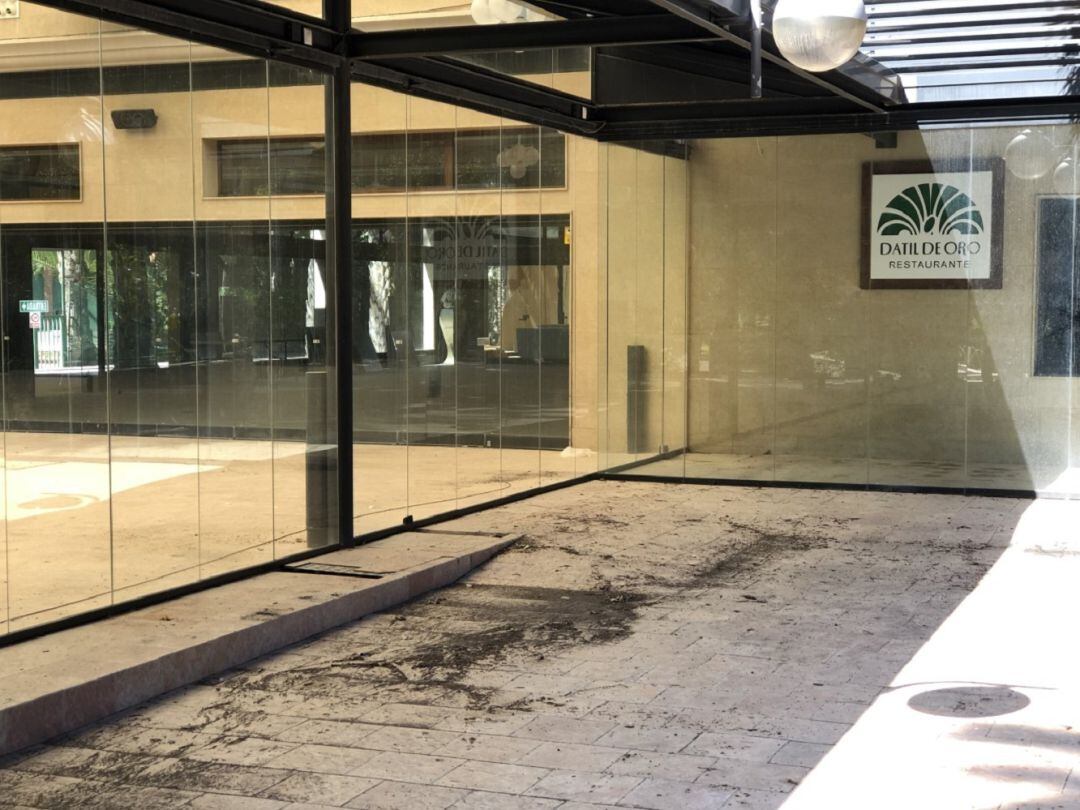 Instalaciones del Restaurante del Parque cerrado desde hace varios años