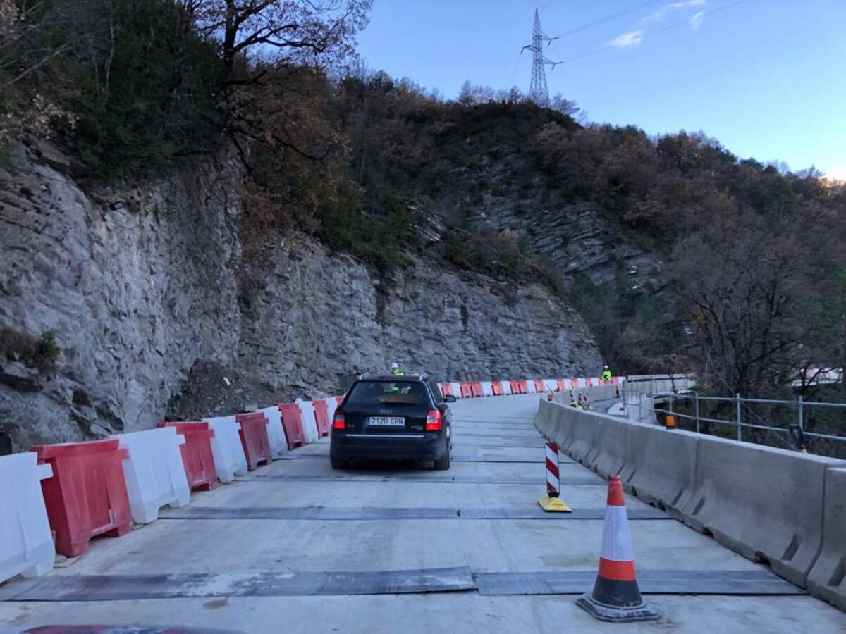 La N-260 se reabre al tráfico este verano