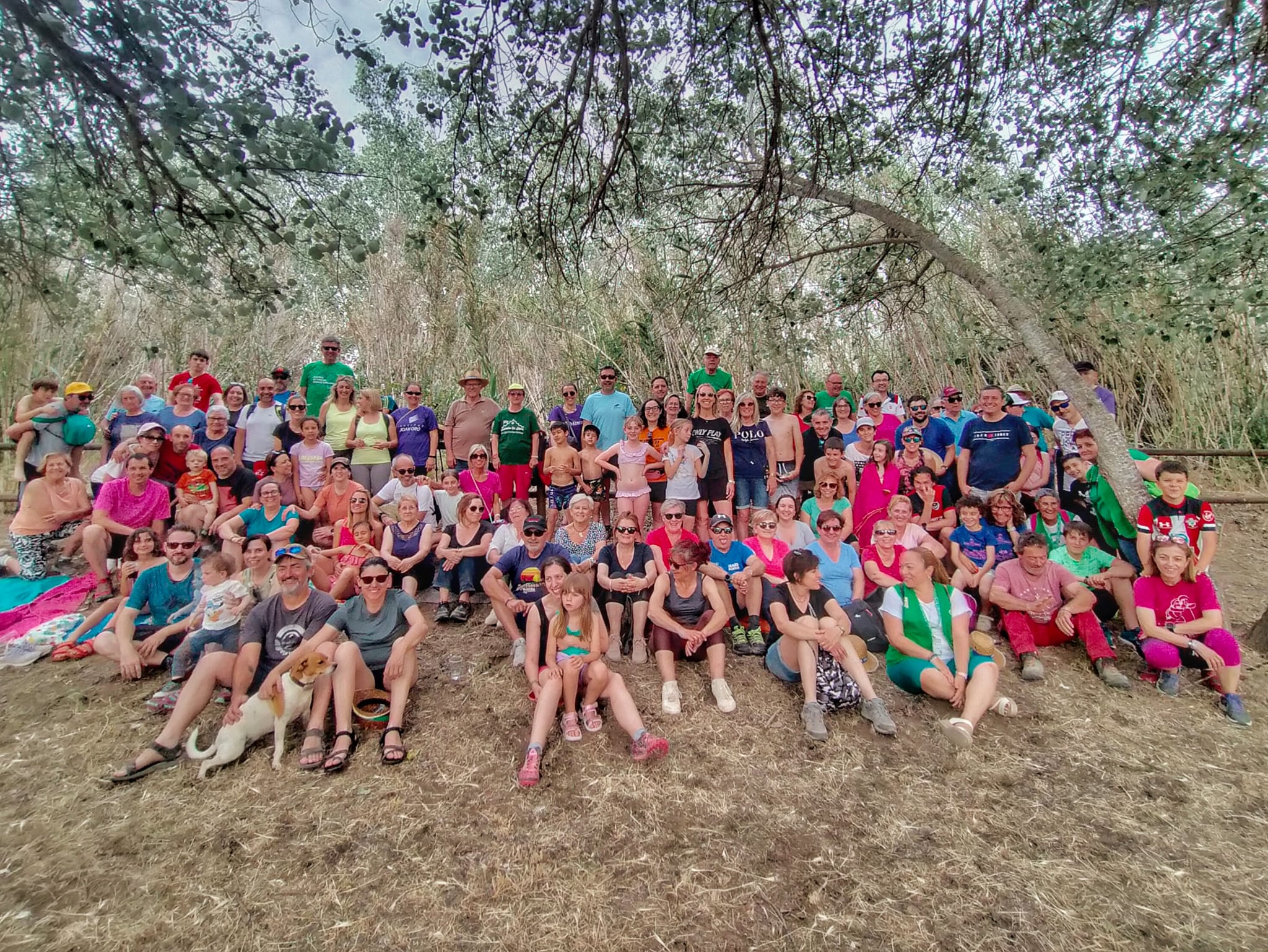 Andada solidaria en San Esteban de Litera