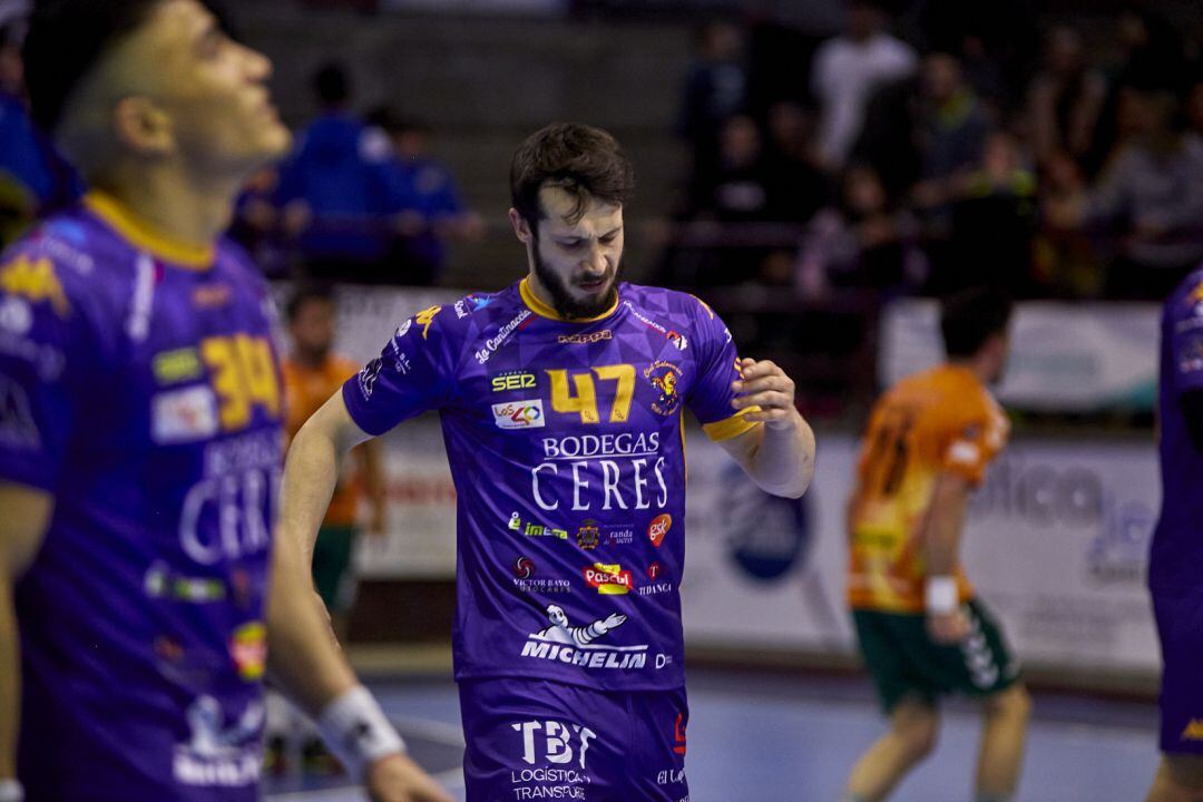 Los jugadores del Villa de Aranda en su último partido en El Príncipe de Asturias.