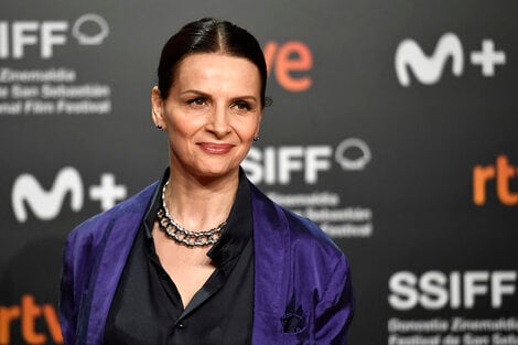 Juliette Binoche en el pasado Festival de Cine de San Sebastián