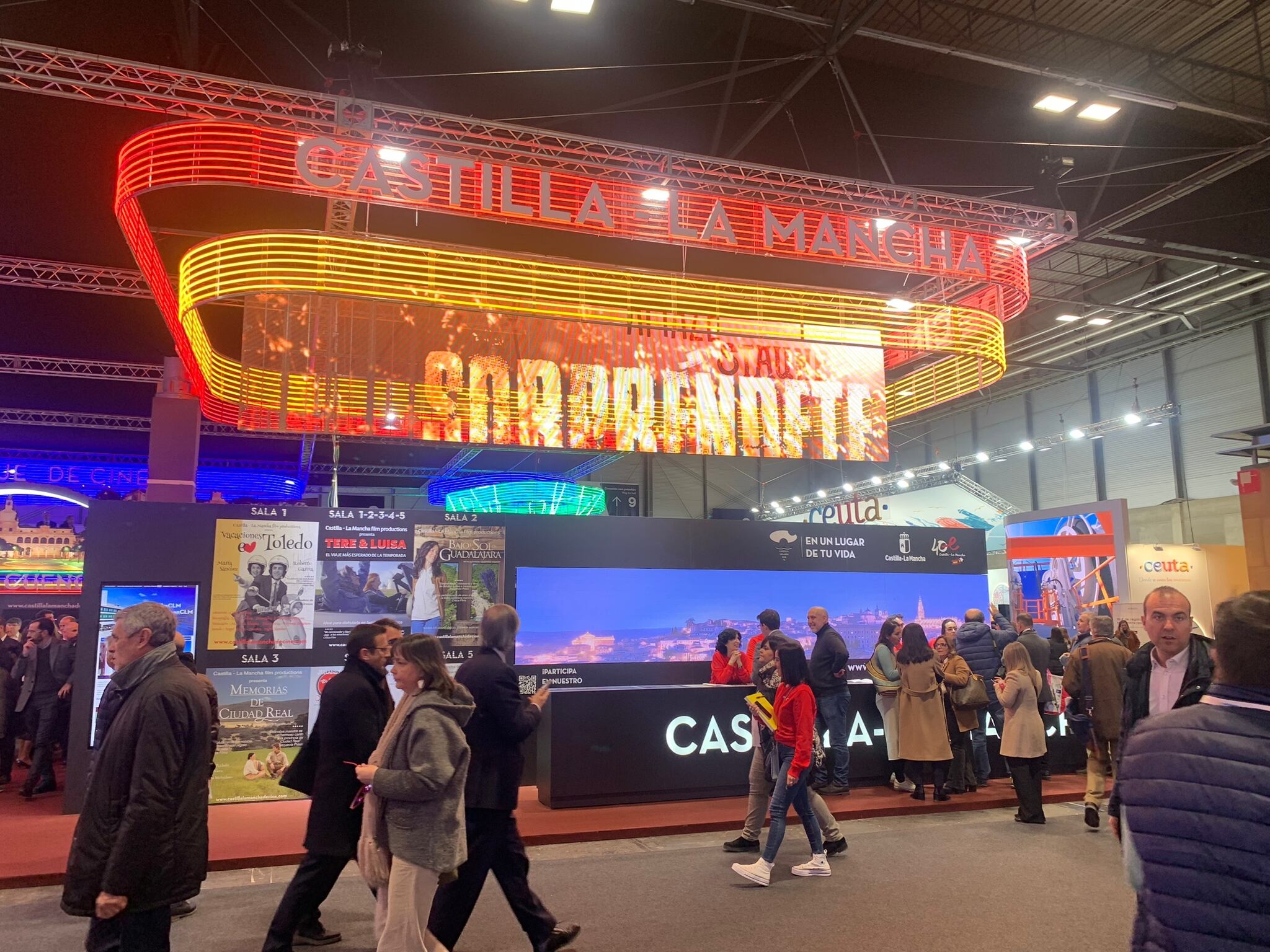 El stand regional en la Feria Internacional de Turismo, FITUR 2023