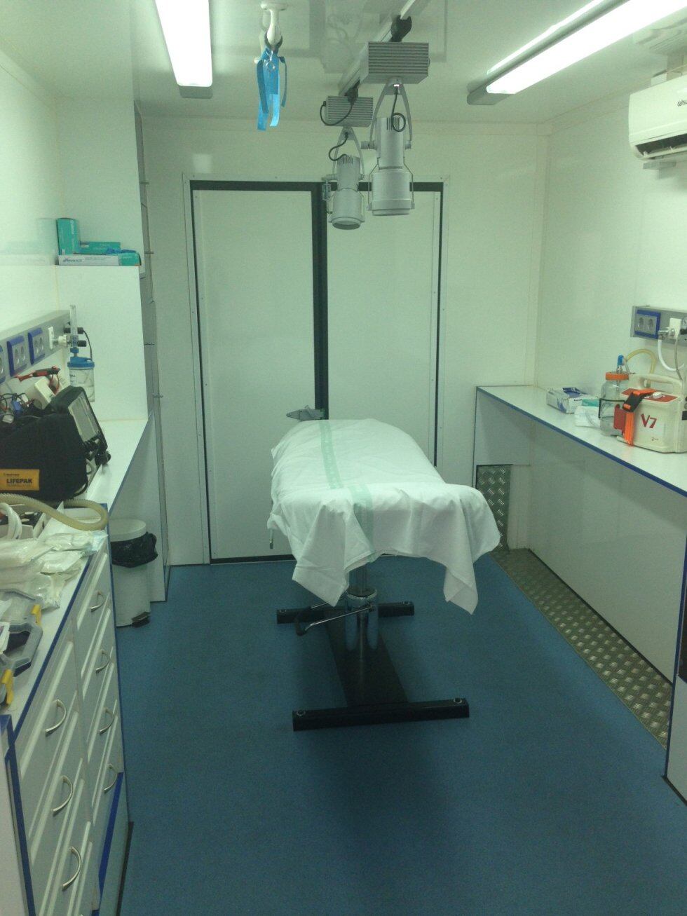 Camilla del quirófano portátil